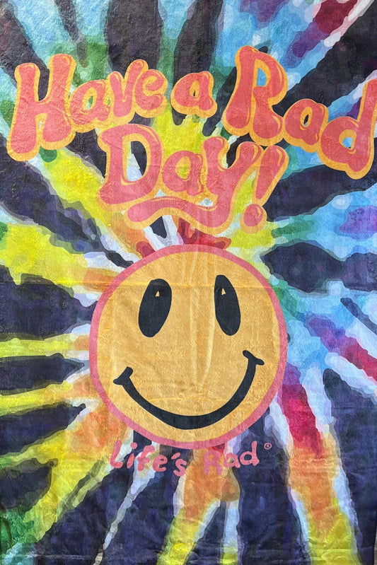 Have a Rad Day Beach Towel - Close Up