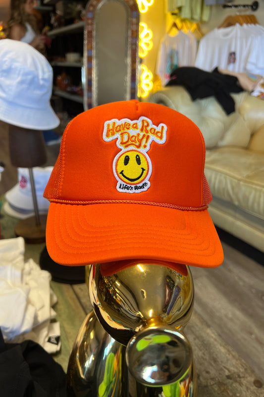 Have a Rad Day Trucker Hat - Orange